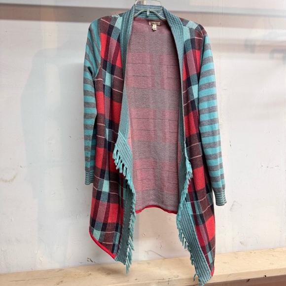 Matilda Jane Sweaters - Matilda Jane Steadfast Cardigan Size Small sweater cardigan plaid womans